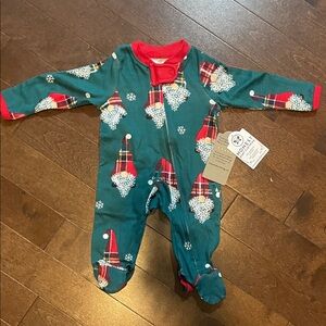 Festive Green and Red Kids One Piece size nb